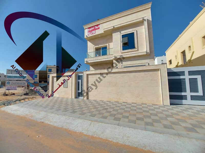 Villa for sale with personal finishing With easy banking facilities, you own a villa in Ajman with a monthly installment for the longest payment period