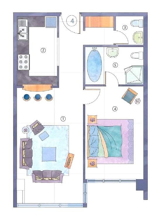12 Full Marina View | Low Floor | 1 Bedroom