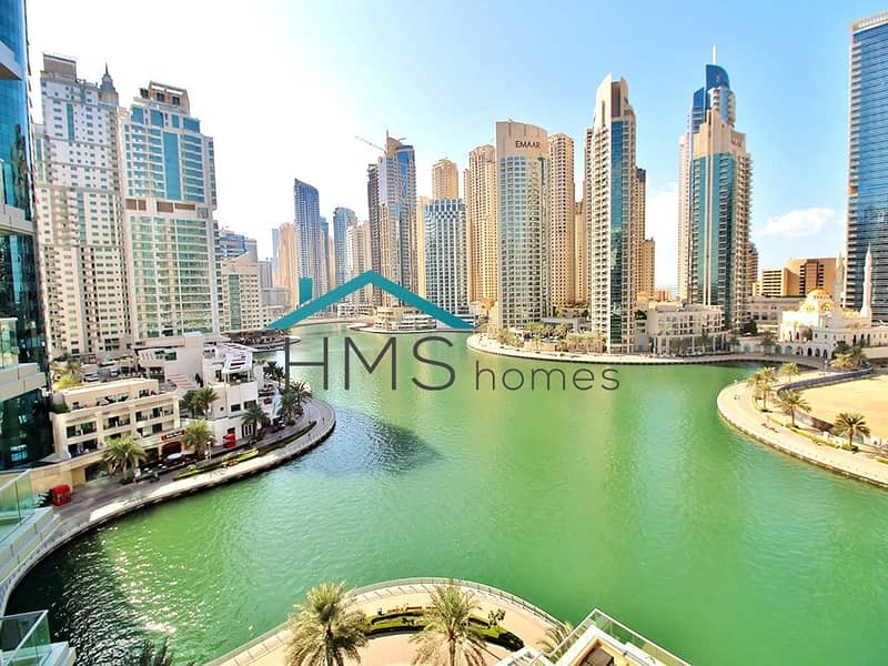 Large Furnished 3BR + Maids| Full Marina View