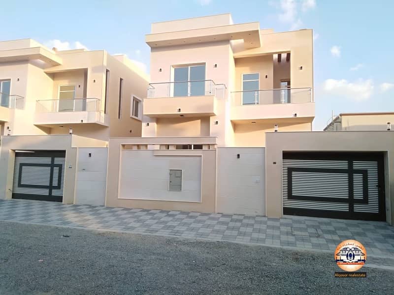 VIP finishing villa for sale in Ajman without down payment with easy bank financing
