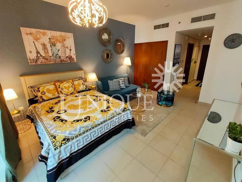 3 Fully Furnished Studio | Partial Fountain view