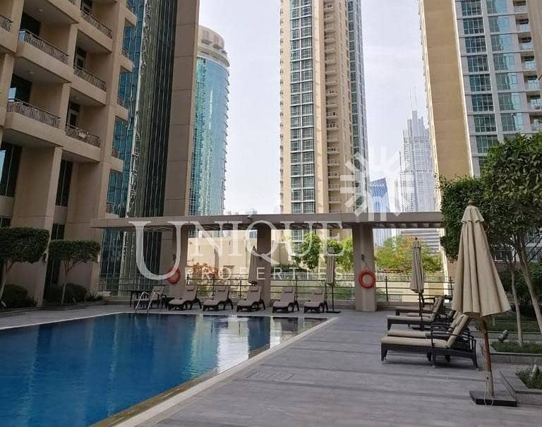 10 Fully Furnished Studio | Partial Fountain view