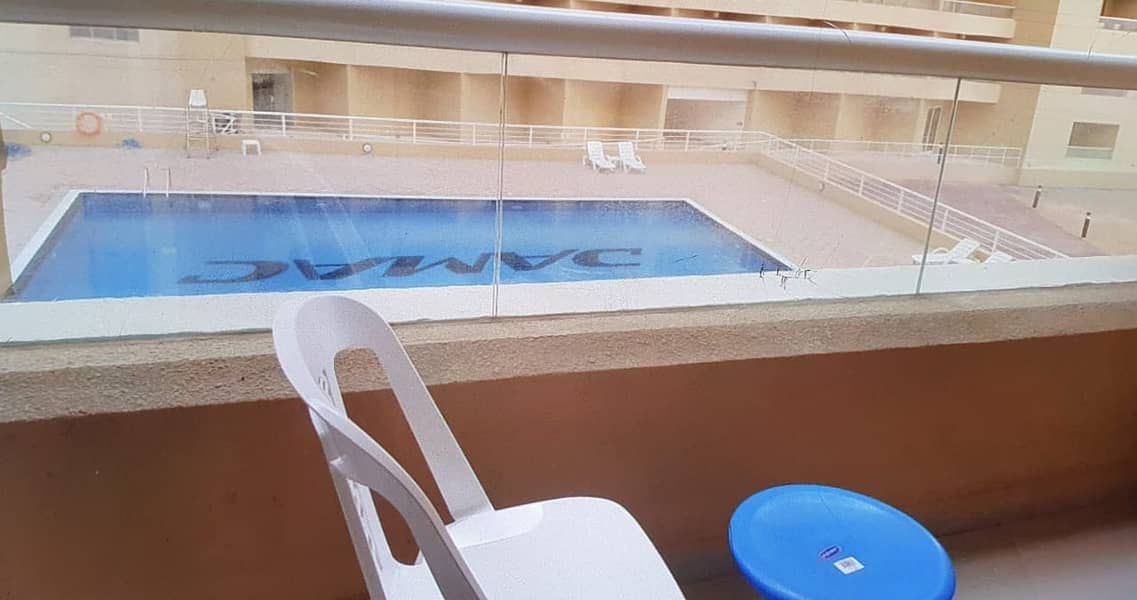 Pool View / Fully Furnished Studio Available for sale in Lake side tower C