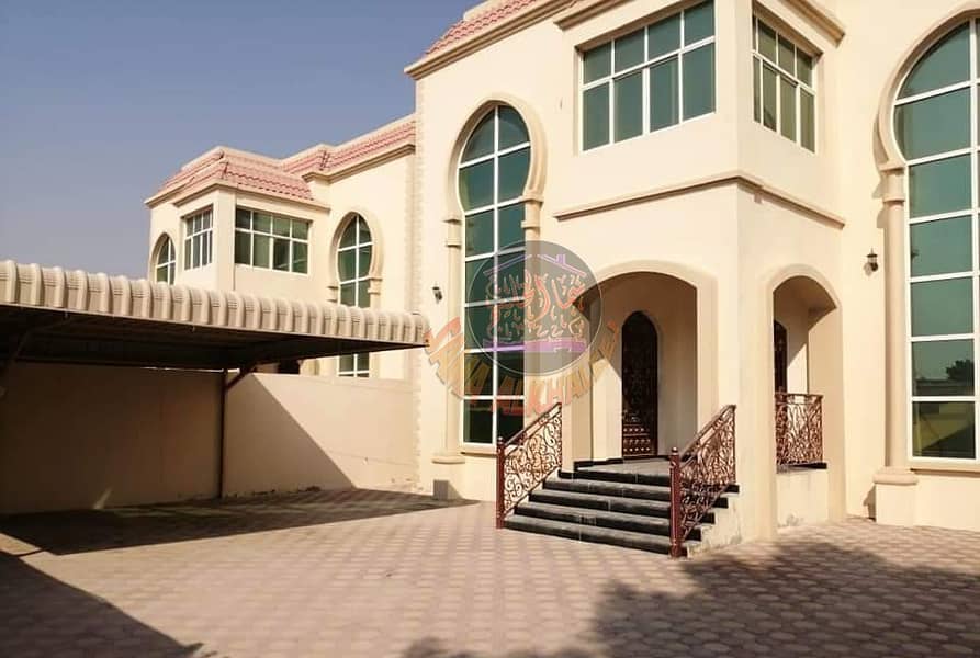 5000 sq villa with spacious bed rooms for rent at ajman