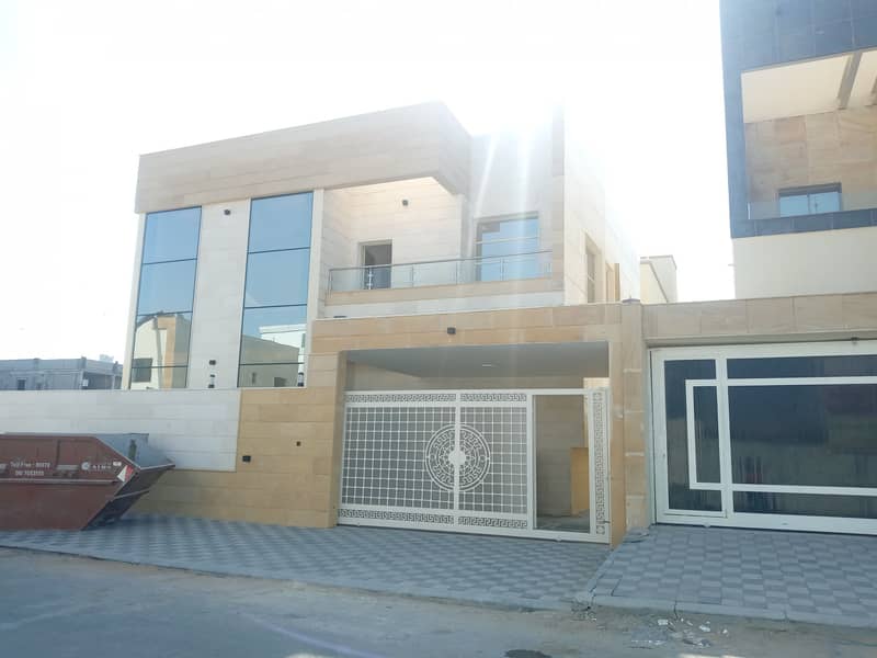 Villa for sale with bank financing, super lux finishing, in Yasmine