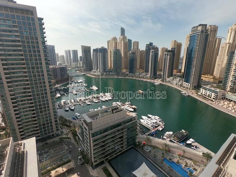 Full Marina View | Chiller Free | 3 Beds + study
