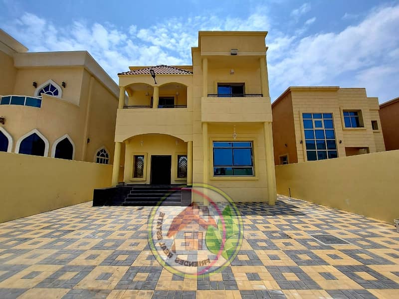 For sale, luxury villa owns all nationalities, close to Sheikh Mohammed Bin Zayed Road