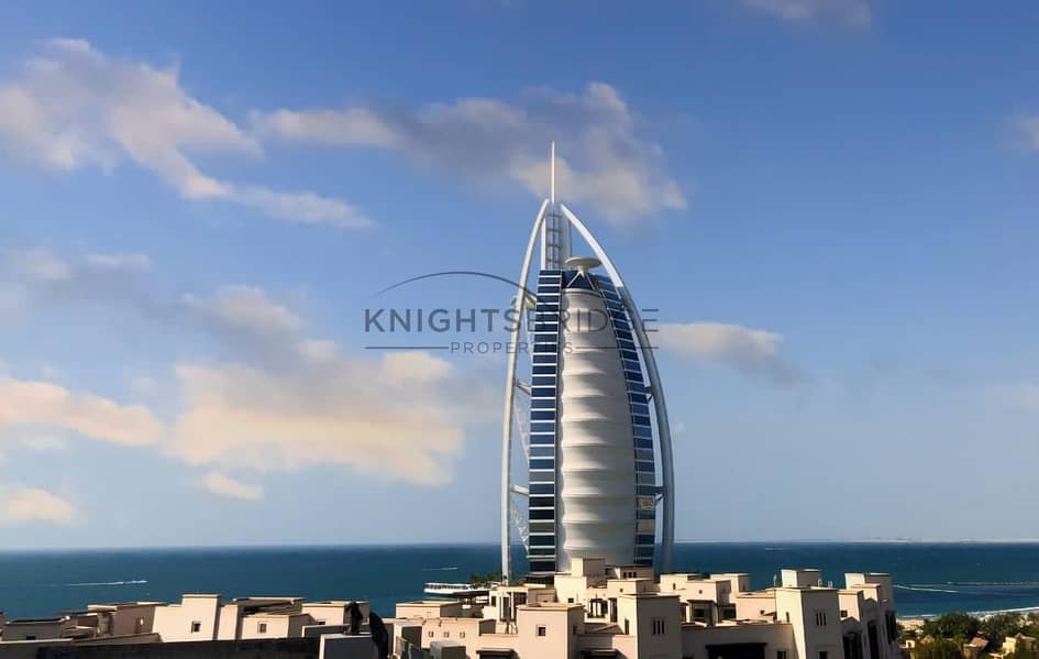 Overlooking Burj al Arab | 50% DLD | Freehold