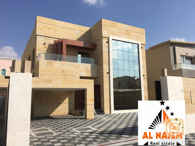 For sale, a sophisticated and modern villa in the Al Mowaihat area in the Emirate of Ajman