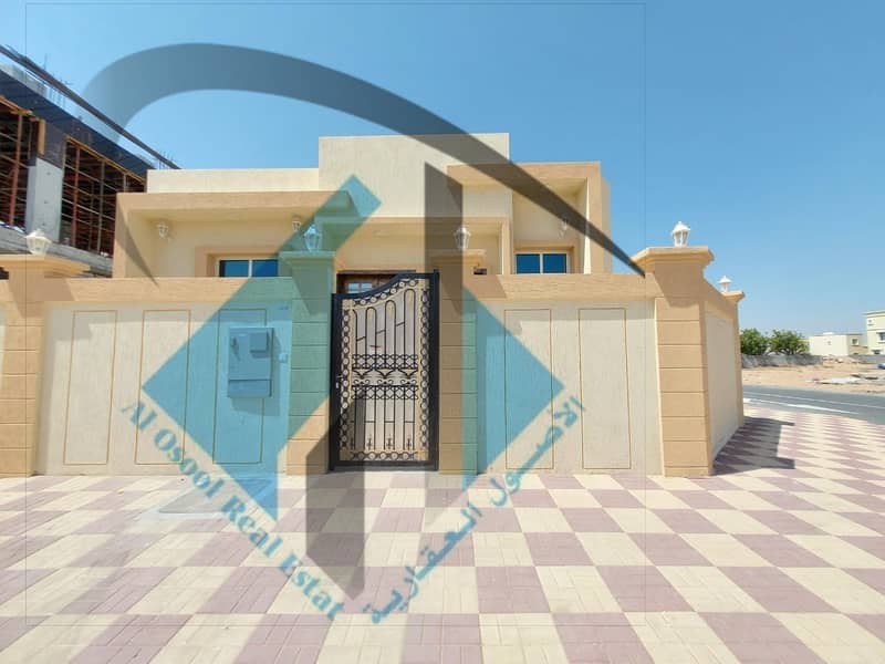 For the owners of luxury and finishes, a villa is one of the most beautiful villas in the Emirate of Ajman, with a large area, at an attractive price, and free ownership over the life of all nationalities