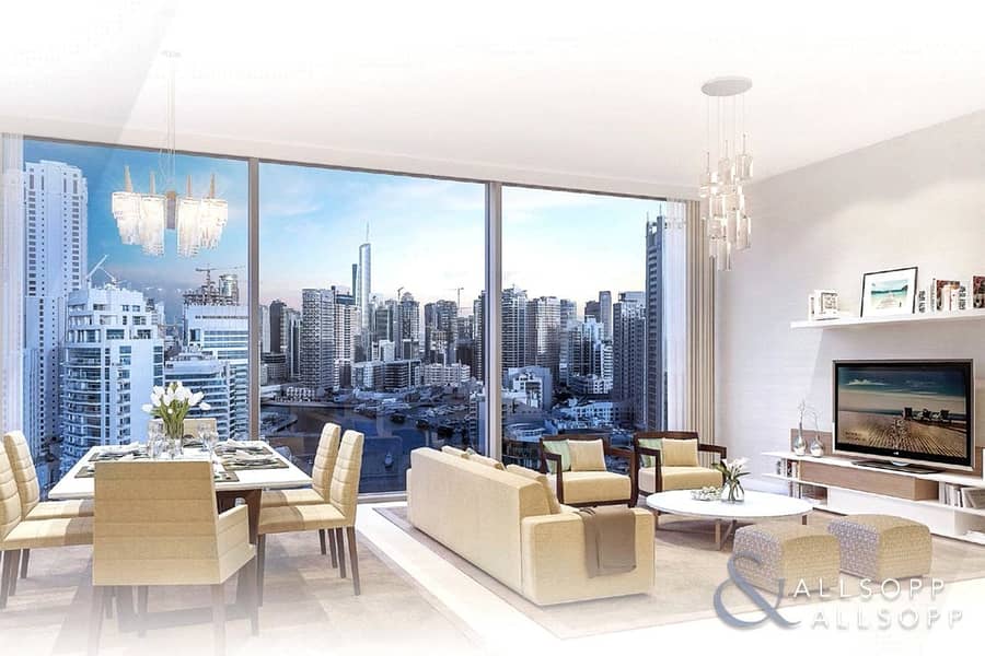 2 Full Sea and Dubai Eye View | Two Bedrooms