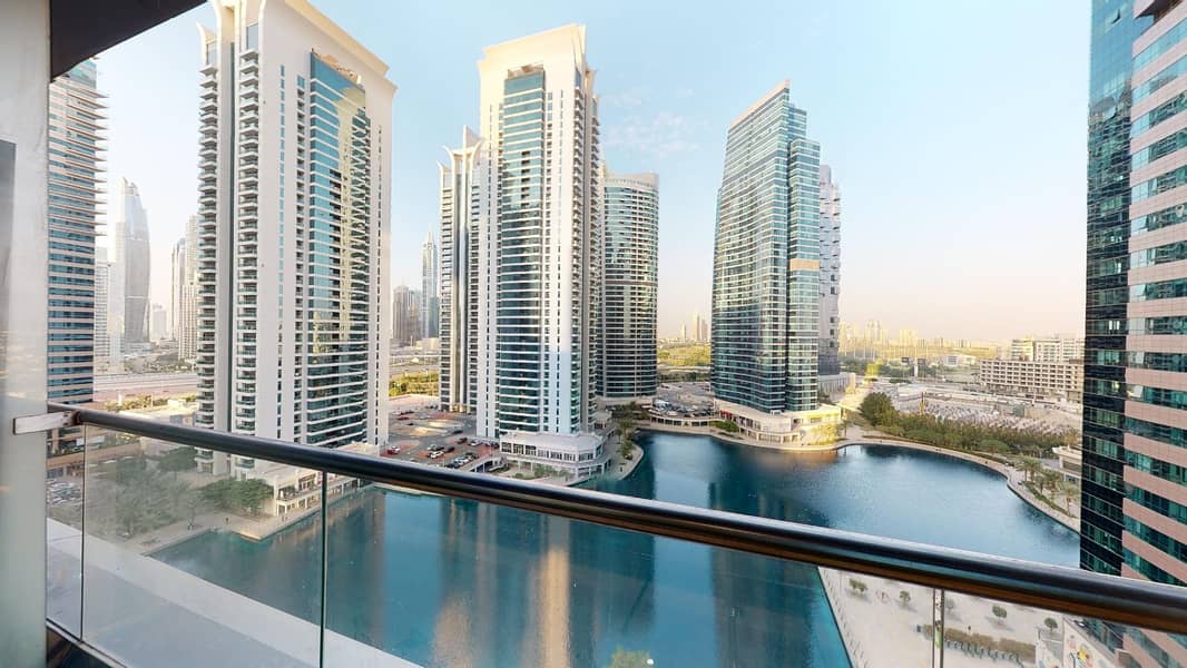 AED 1000 commission only | Lake views | Balcony