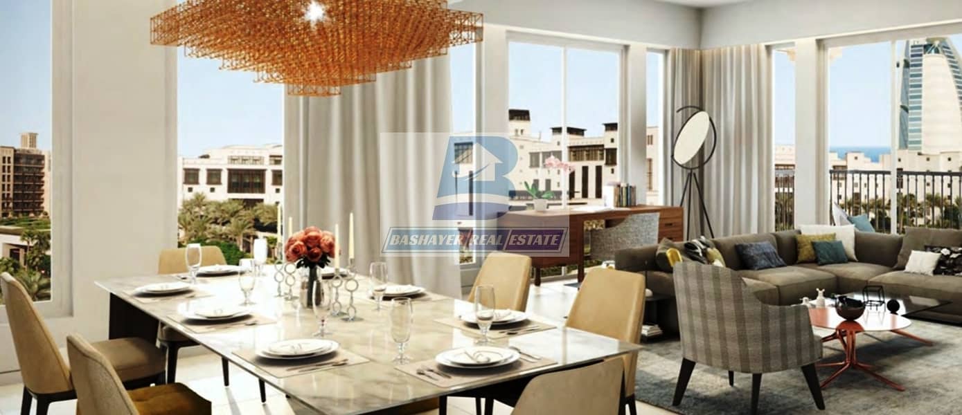 12 Luxurious Community- Burj Al Arab-Sea views-5% booking-60% Handover