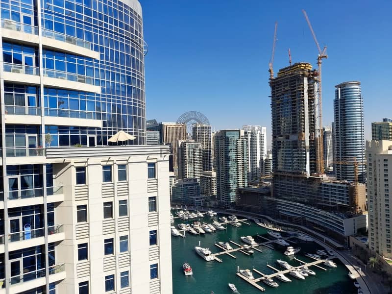 26 Marina view I Partial sea View I Road View I Unfurnished apartment for rent in Dubai Marina