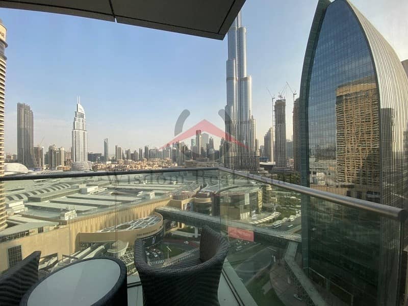 Burj Khalifa View | Furnished |Serviced