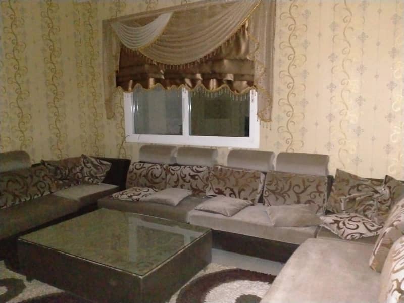 Spacious and fully furnish one bedroom flat for yearly rent in al Jurf 2 Ajman