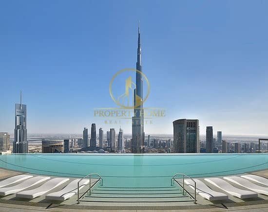 Luxurious High Floor|3 BR+ M|Burj & Fountain View