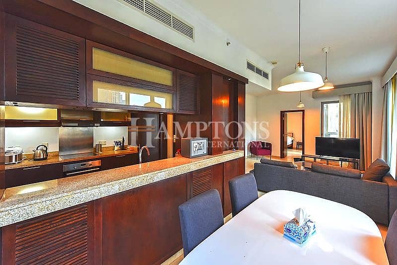 Fully Furnished 1 BR Apt in Residences 5