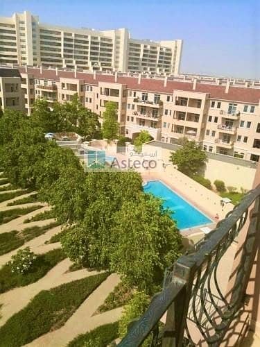 2 Parkings | Facing Pool and Garden | Huge Balcony