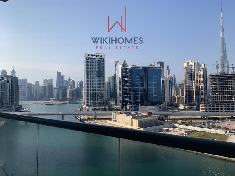 59 Canal & Burj View | Situated at the Canal Walk | 8minutes to Dubai Mall