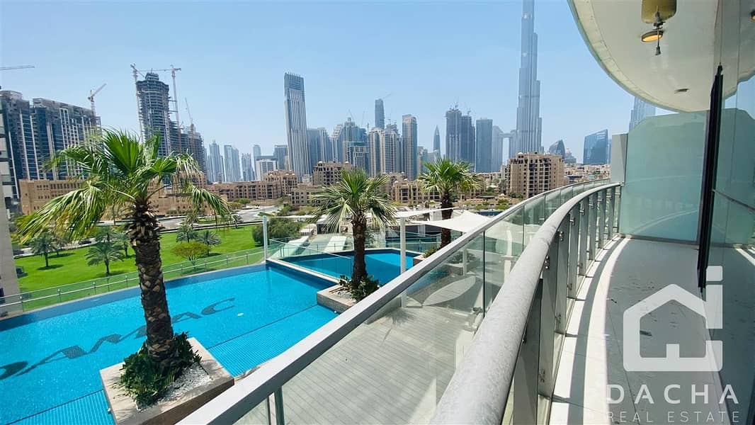 Furnished 1 Bed / Stunning Burj View