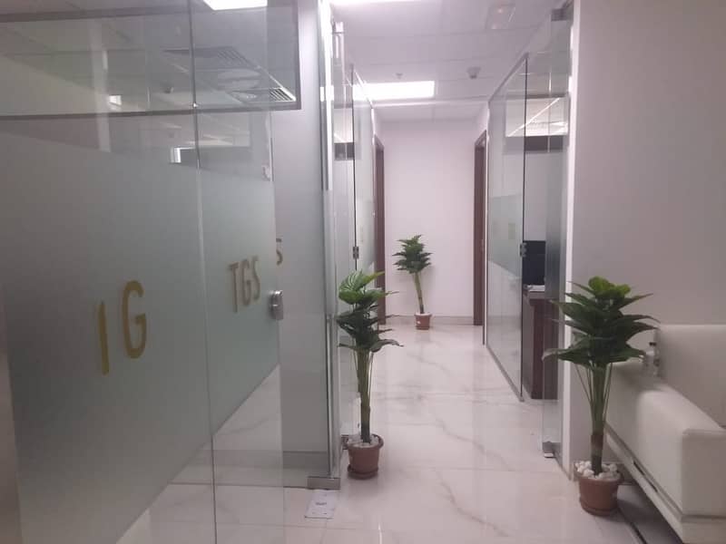:: SALE OFFER :: Fully Furnished Office in 1.1M in Crystal Tower