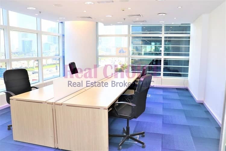 7 Partitioned Office in SZR| Well-maintained| Vacant