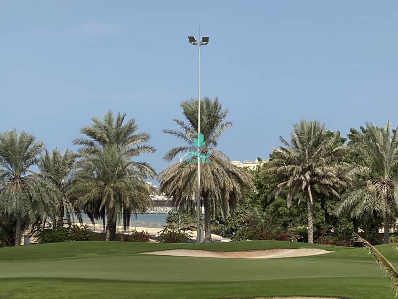 Cozy Two Bedroom Golf View Golf Apartments in Al Hamra village with friendly atmosphere