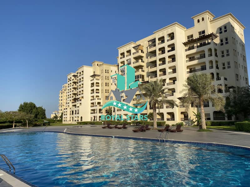 6 Cozy Lagoon View Two Bedroom Apartment in The Marina Residences with Family Atmosphere