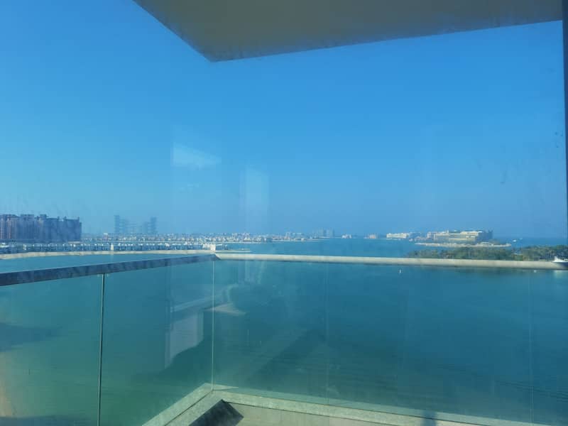 6 Amazing sea view large 2 bedroom+maid for rent in Azure residence
