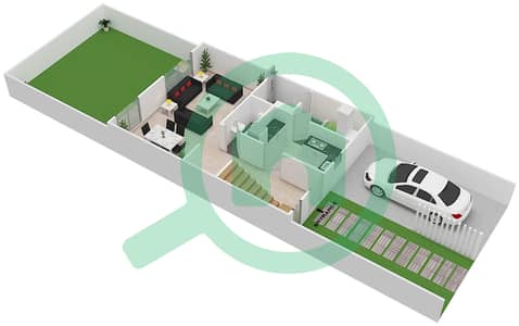 Nasma Residence - 2 Bedroom Townhouse Type CLASSIC C Floor plan