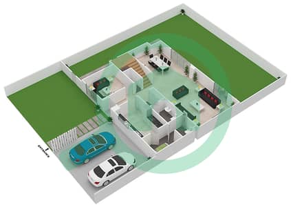 Nasma Residence - 4 Bedroom Villa Type SEMI-DETACHED DELUXE B Floor plan