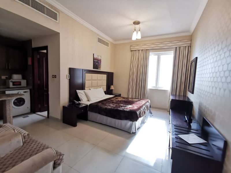 FULLY FURNISHED. : Studio Apartment in Al Nahyan Area 3800 AED Monthly. !!