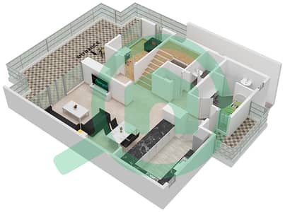 The Pulse Townhouses - 3 Bedroom Townhouse Type/unit B/5 Floor plan