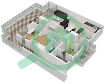 The Pulse Townhouses - 3 Bedroom Townhouse Type/unit B/6 Floor plan