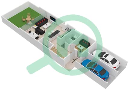 The Pulse Townhouses - 2 Bedroom Townhouse Type/unit A/3 Floor plan