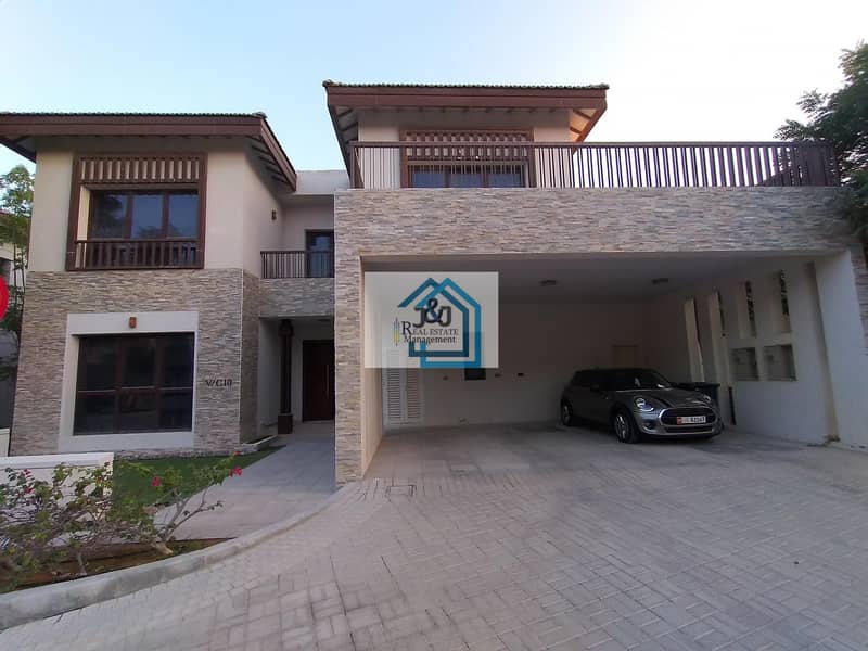 sophisticated duplex finishing 5 bedroom villa with all facilities.