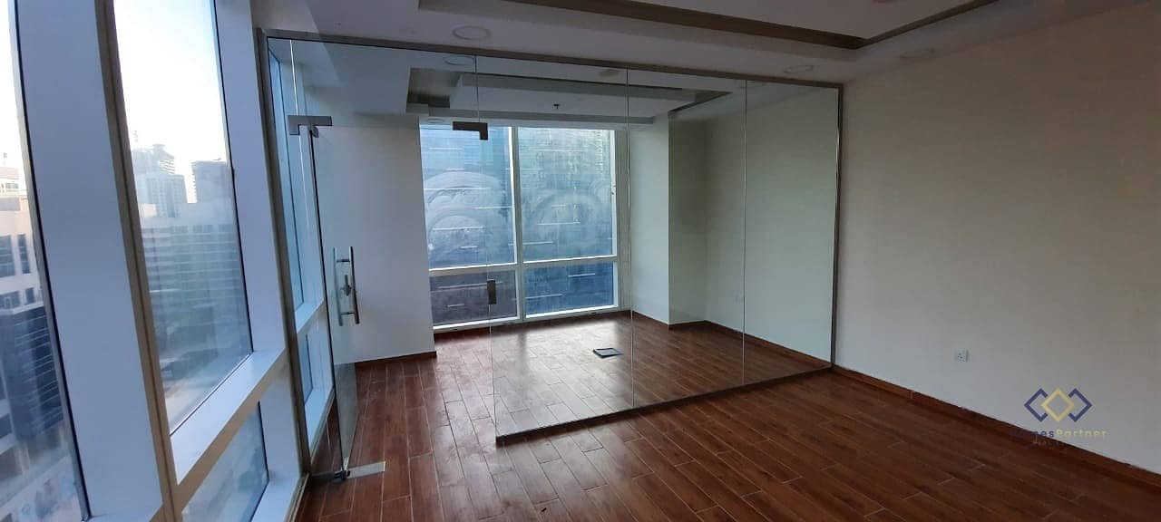 4 Hot Deal !!Corner  Elegant Office for Rent With one Glass  part ion