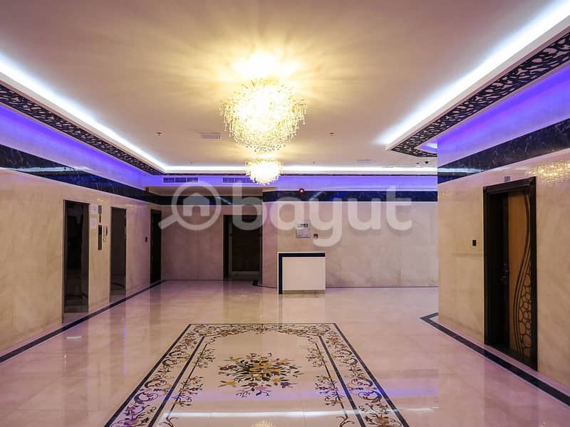 12 Brand New!! Huge Studio for just aed 15000/year