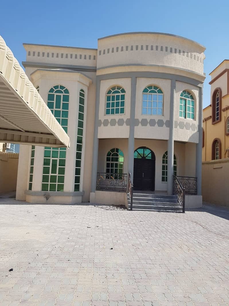 Villa for rent in Ajman, Al Rawda area, 2 floors with air conditioners