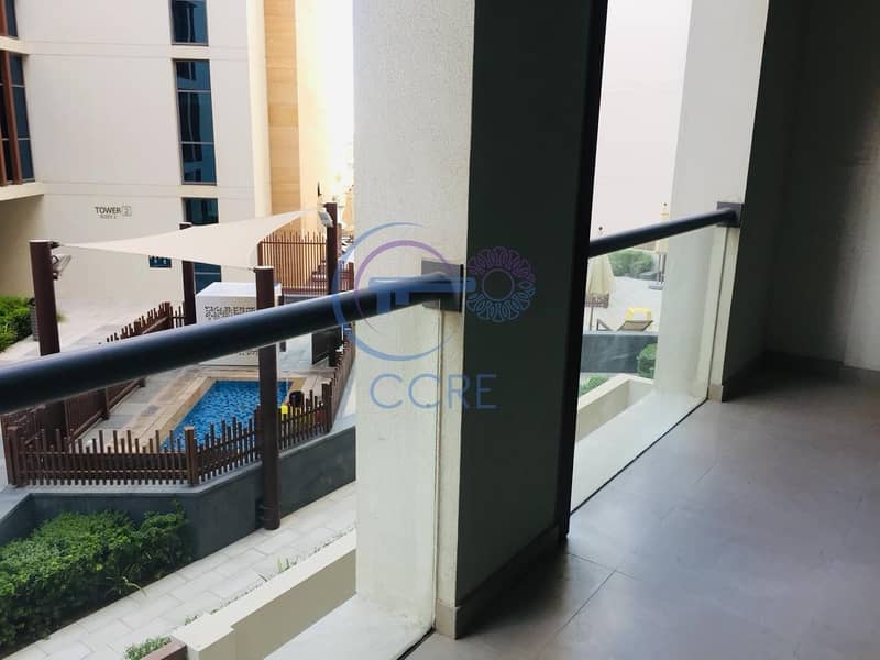 Furnished Studio | Near Metro | Pool View