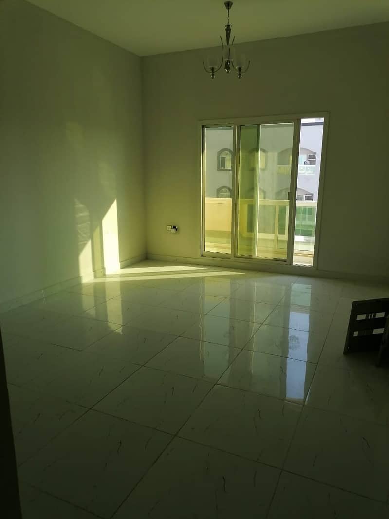 4 i have 1 bedroom hall  new building 1 month fre e in al zahra ajman