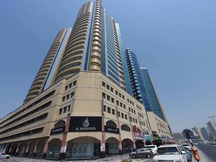 SPACIOUS 1 BEDROOM HALL -2 BATHROOMS IN HORIZON TOWERS