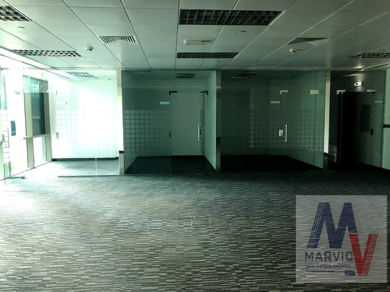 With Glass Partitions/Carpet/ Fully Fitted Office