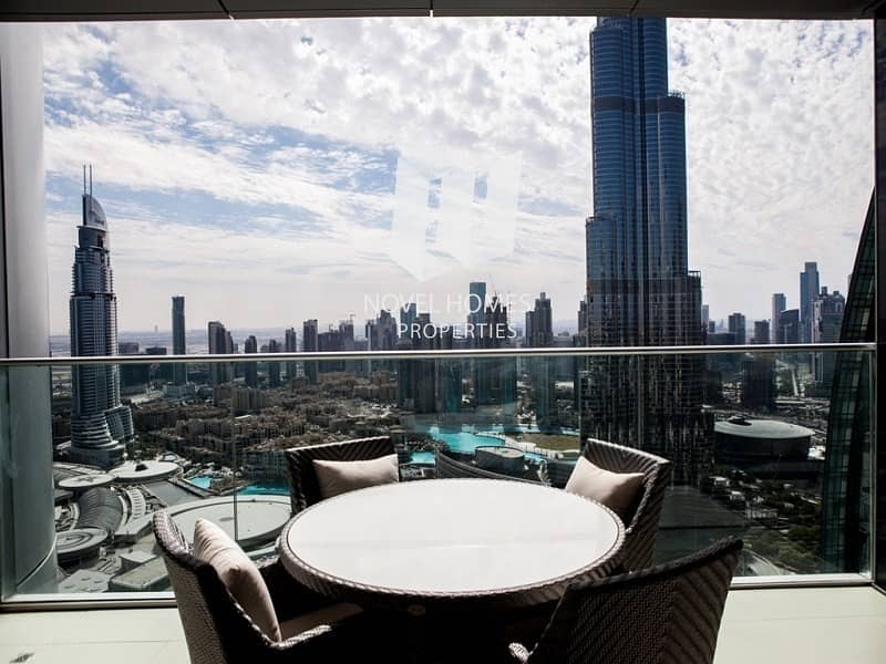 2BR in Hotel Pool | Burj and Fountain View