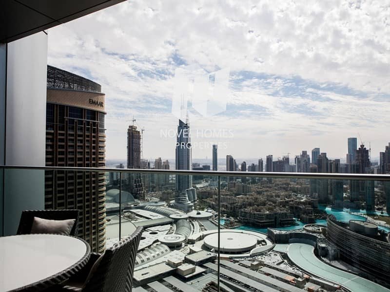 10 2BR in Hotel Pool | Burj and Fountain View
