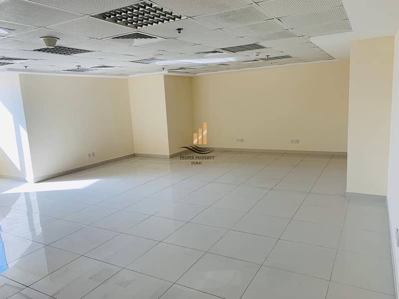 Straight Lay out Fitted office No Partition Opp to Metro station in Fortune Executive