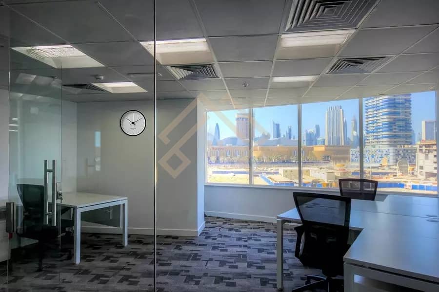 4 Fully Furnished Office Burj Khalifa/Canal View. .