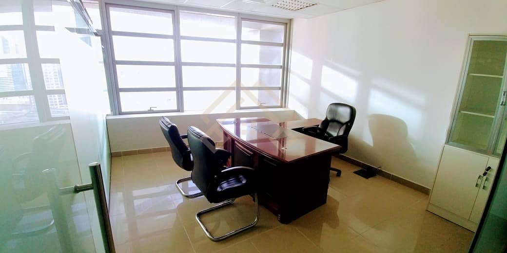 1 month free. Fully Fitted office with  pantry inside in Business Bay.