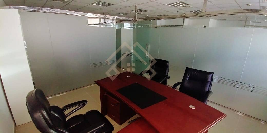 12 1 month free. Fully Fitted office with  pantry inside in Business Bay.